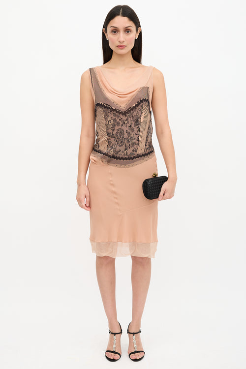 Bottega Veneta Satin Intrecciato Knot Clutch