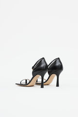 Bottega Veneta black Stretch sandals