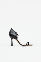 Bottega Veneta black Stretch sandals