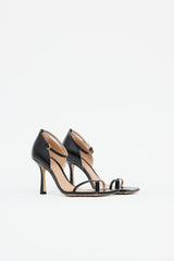Bottega Veneta black Stretch sandals