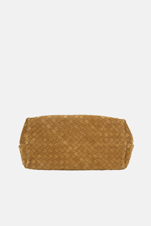 Bottega Veneta Suede Intrecciato Large Andiamo Bag
