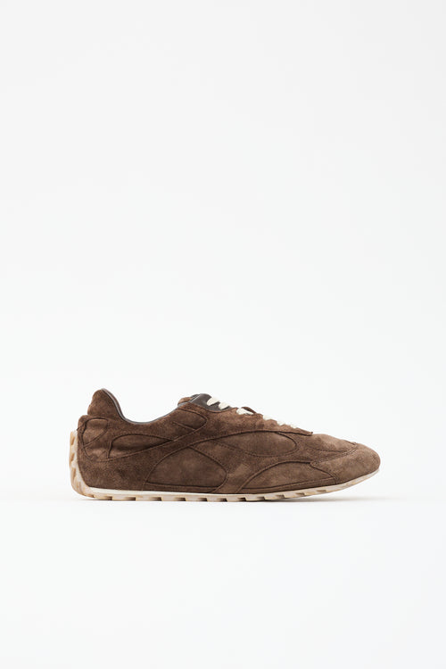Bottega Veneta Suede Orbit Flash Sneaker