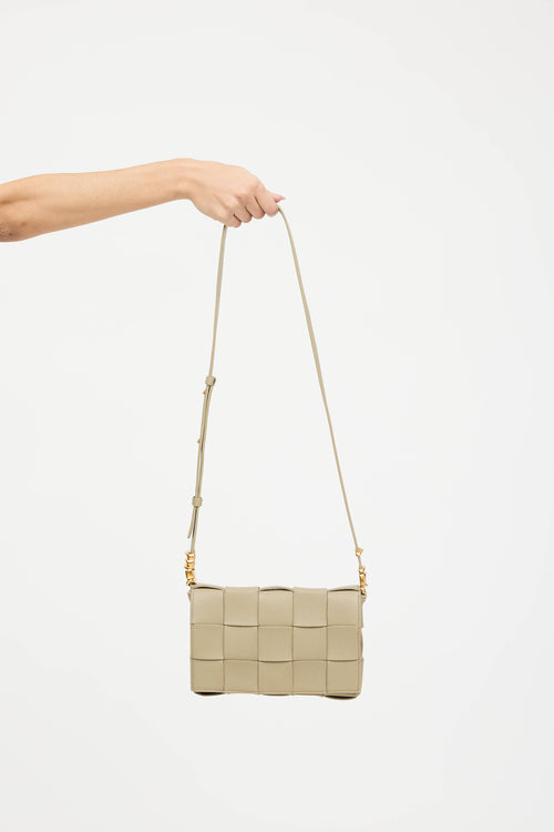 Bottega Veneta Leather Intrecciato Crossbody Bag