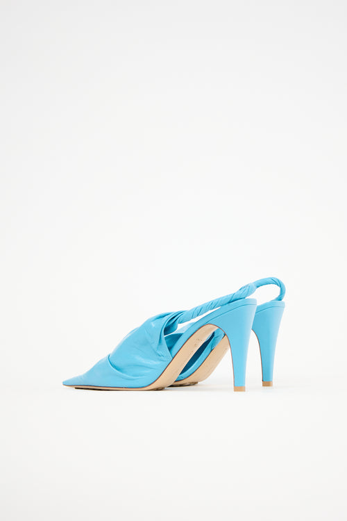 Bottega Veneta Twisted Leather Point Pump