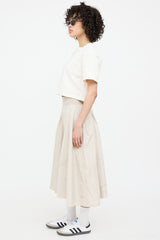 Bottega Veneta 2022 Cropped Short Sleeve Top