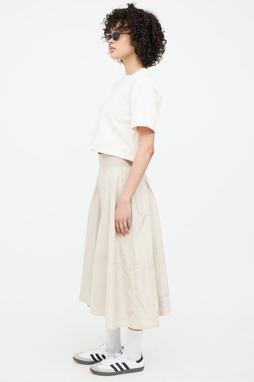 Bottega Veneta 2022 Cropped Short Sleeve Top