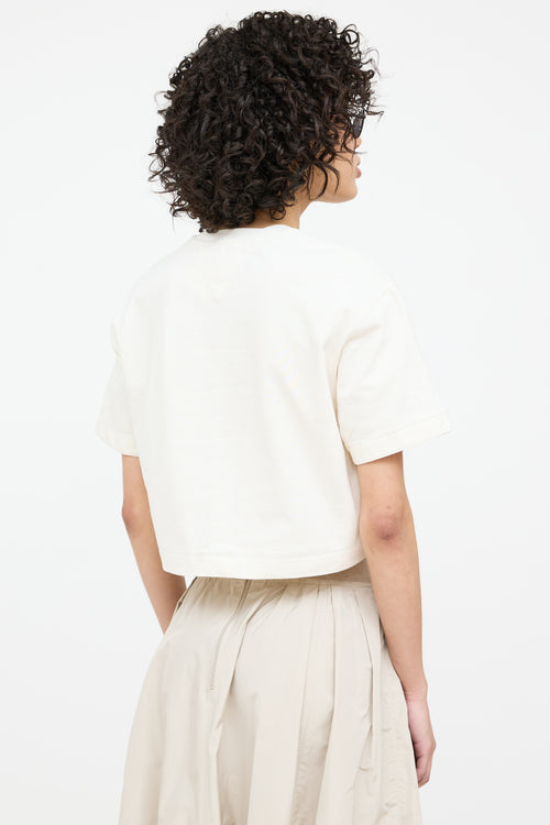 Bottega Veneta 2022 Cropped Short Sleeve Top