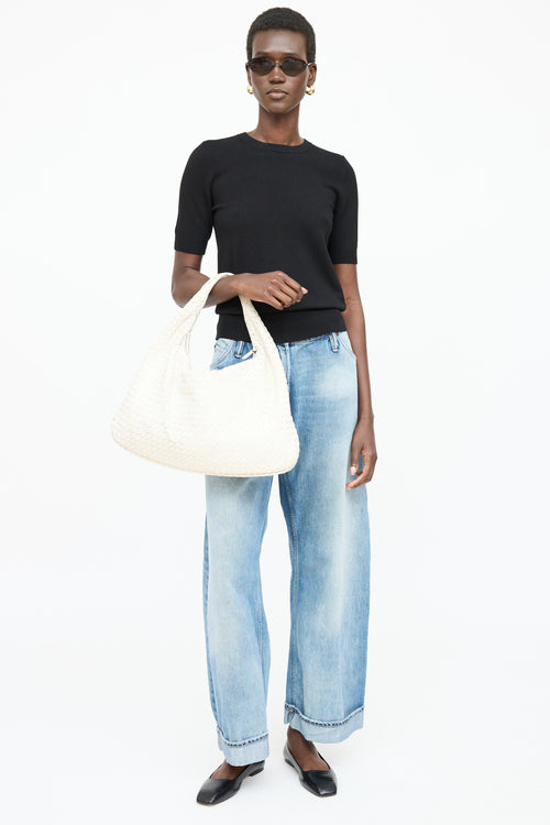 Bottega Veneta Leather Intrecciato Bag