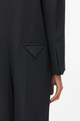 Bottega Veneta S/S 2020 Black Wool Jumpsuit