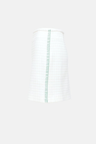 Bottega Veneta Quilted Matelasse Skirt