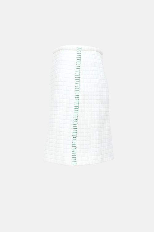 Bottega Veneta Quilted Matelasse Skirt