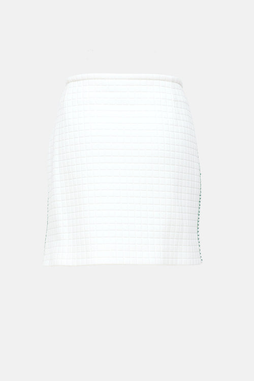 Bottega Veneta Quilted Matelasse Skirt