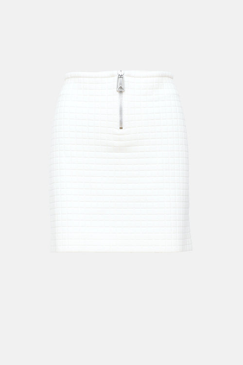 Bottega Veneta Quilted Matelasse Skirt