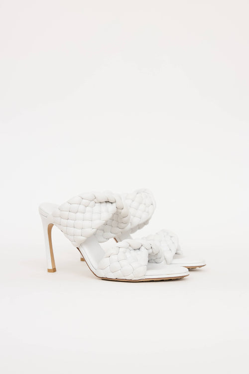 Bottega Veneta Leather Woven Mule
