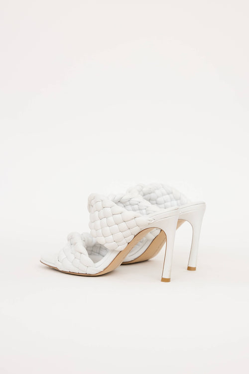 Bottega Veneta Leather Woven Mule