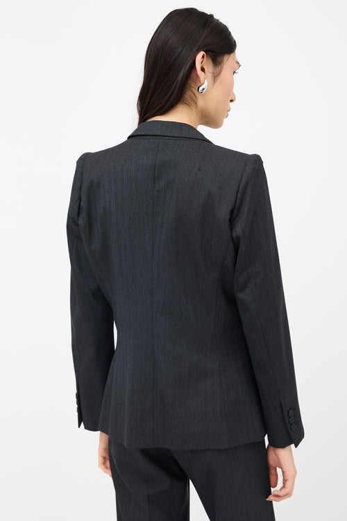Bottega Veneta Wool Patterned Blazer