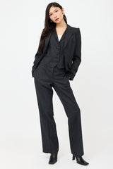 Bottega Veneta Wool Patterned Blazer