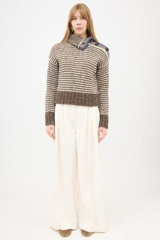 Bottega Veneta Wool Striped Sweater