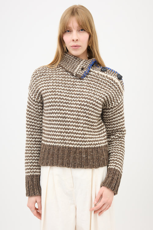 Bottega Veneta Wool Striped Sweater