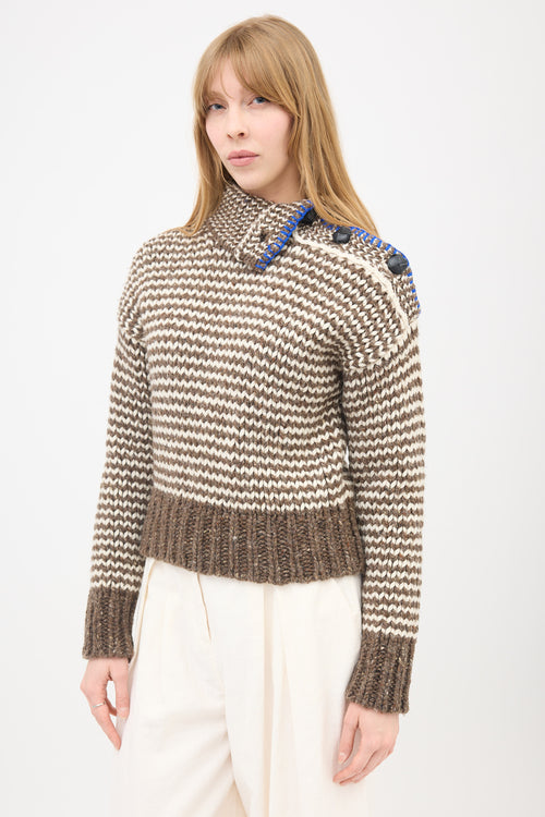Bottega Veneta Wool Striped Sweater