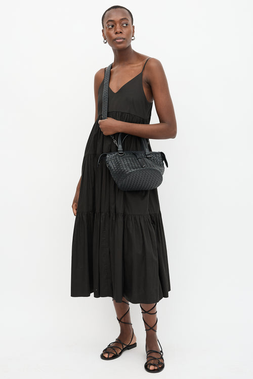 Bottega Veneta Leather Intrecciato Tambura Bag