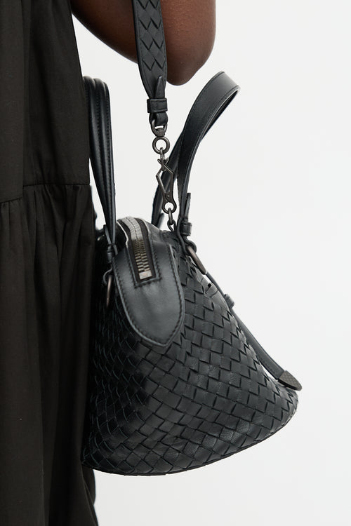 Bottega Veneta Leather Intrecciato Tambura Bag