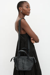 Bottega Veneta Leather Intrecciato Tambura Bag