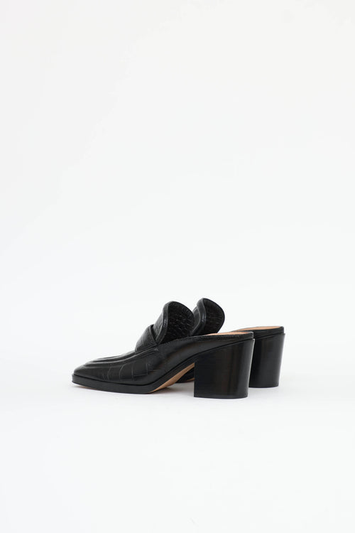 Bottega Veneta Embossed Loafer Mule