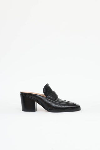 Bottega Veneta Embossed Loafer Mule