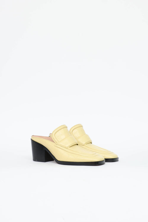 Bottega Veneta Embossed Loafer Mule