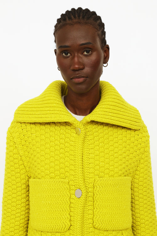 Bottega Veneta Yellow Wool Knit Sweater
