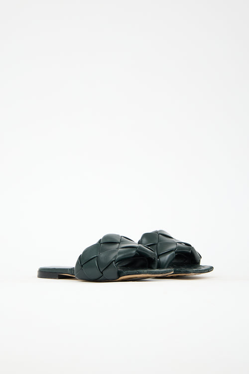 Bottega Veneta Leather Lido Slide