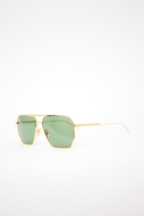 Bottega Veneta BF1012S Aviator Sunglasses
