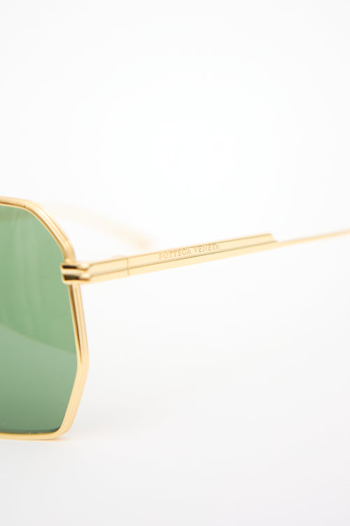 Bottega Veneta BF1012S Aviator Sunglasses