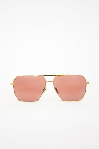 Bottega Veneta BV1012S Aviator Sunglasses