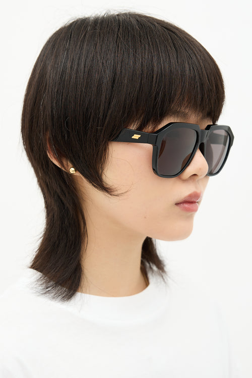 Bottega Veneta BV1034S Aviator Sunglasses