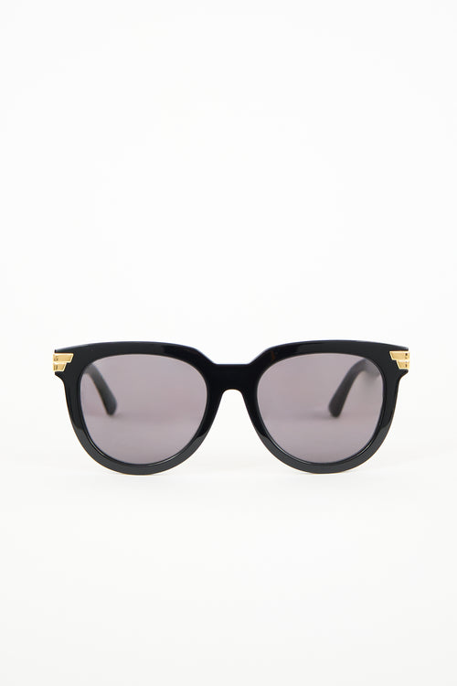 Bottega Veneta BV1104SA Unapologetic Round Sunglasses