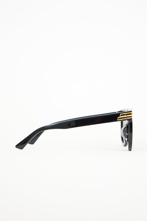 Bottega Veneta BV1104SA Unapologetic Round Sunglasses