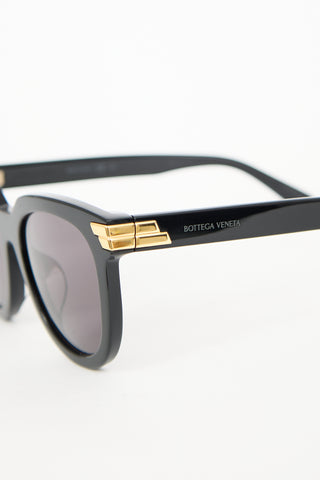 Bottega Veneta BV1104SA Unapologetic Round Sunglasses