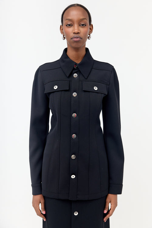 Bottega Veneta FW 2021 Wool Shirt Jacket