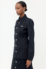 Bottega Veneta FW 2021 Wool Shirt Jacket