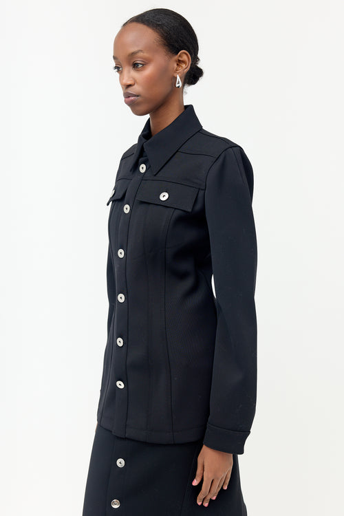 Bottega Veneta FW 2021 Wool Shirt Jacket