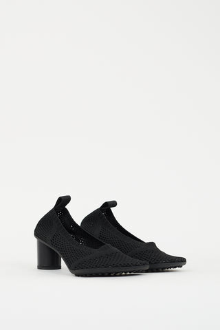 Bottega Veneta Black Mesh Atomic Pump