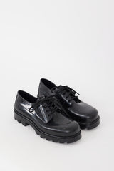 Bottega Veneta Black Rubber Stride Derby
