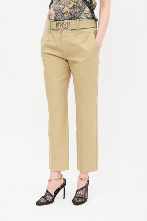 Bottega Veneta Canvas Belted Trouser