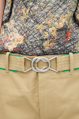 Bottega Veneta Canvas Belted Trouser