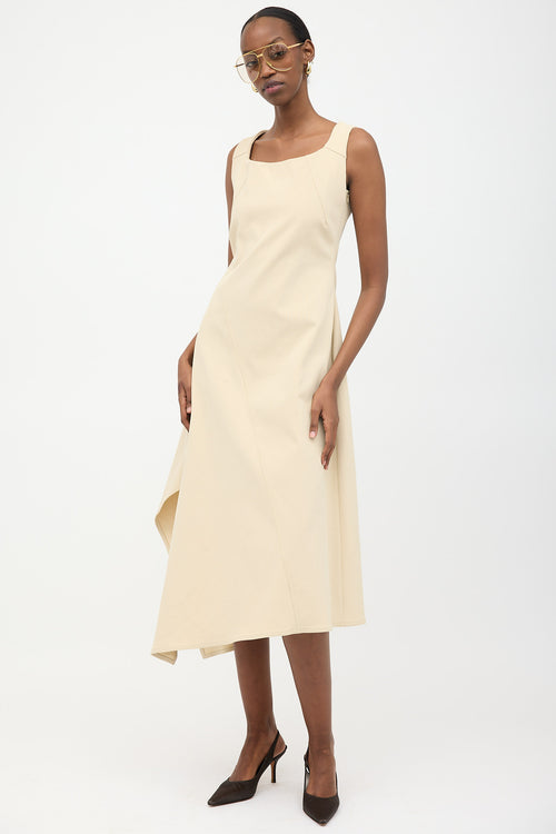 Bottega Veneta Canvas Asymmetrical Dress