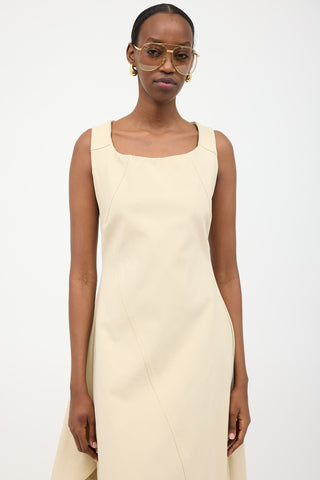 Bottega Veneta Canvas Asymmetrical Dress