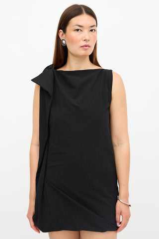 Bottega Veneta Asymmetrical Fold Dress