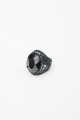 Bottega Veneta Faceted Oval Gemstone Ring